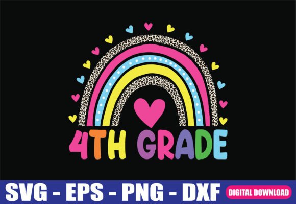 4th Grade Teacher Rainbow Back to School