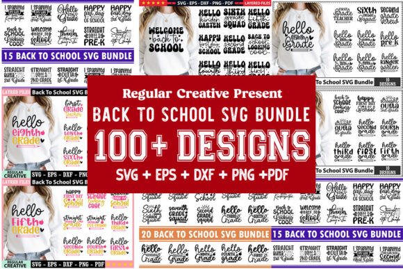 Back to School SVG Bundle 100 Designs