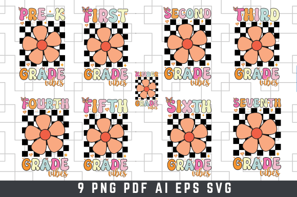 Back to School SVG Bundle: Graphics & T-Shirt Designs