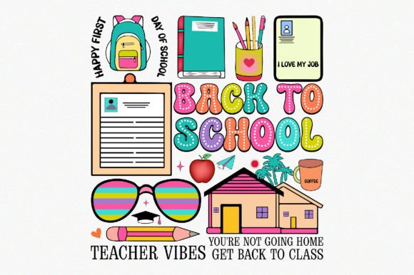 Back to School SVG & PNG Graphics for Crafts