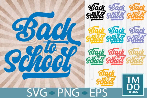 Back to School SVG & PNG Graphics for Crafts