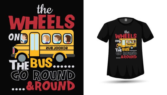 Back to School Tshirt Design for Kids: Graphics & T-Shirt Designs