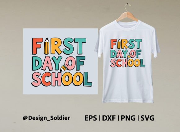 Back to School Typography SVG Graphics