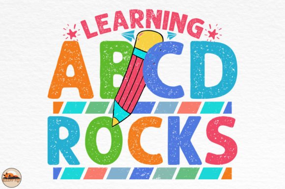 Learning ABCD Rocks: Back to School Graphics for Crafts & Content