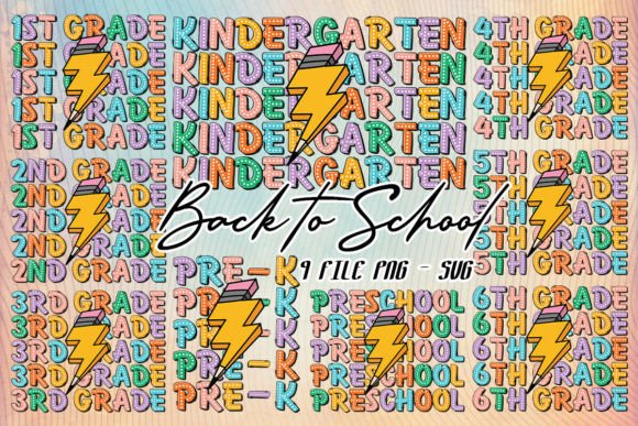 Rainbow Back to School Clipart for Crafts & Graphics