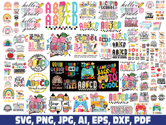 Team Grade Back to School Graphics & Crafts