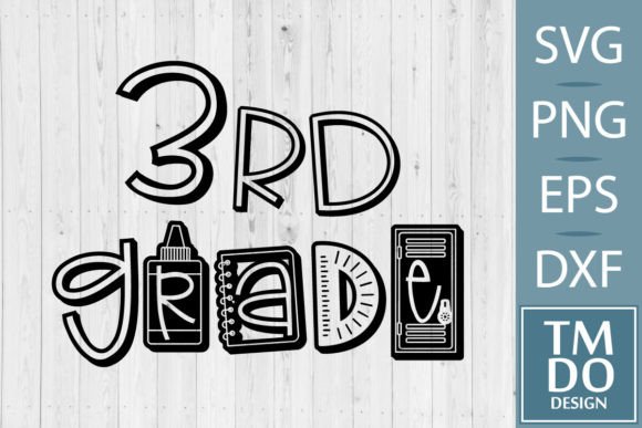 Third Grade Back to School Graphics for Crafts