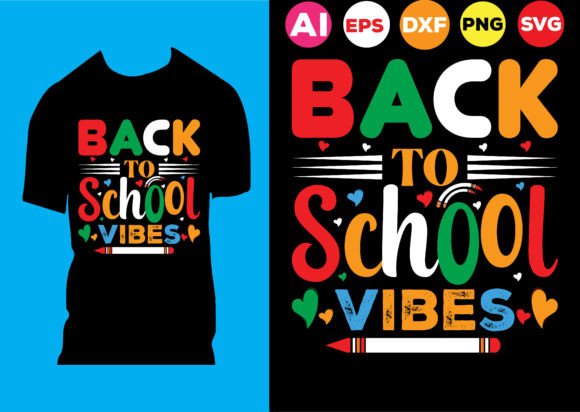 Trending Back to School T-Shirt Design Graphics