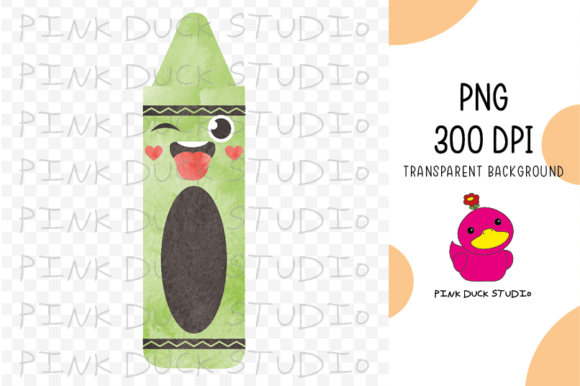 Watercolor Crayon Back to School Cute Graphics